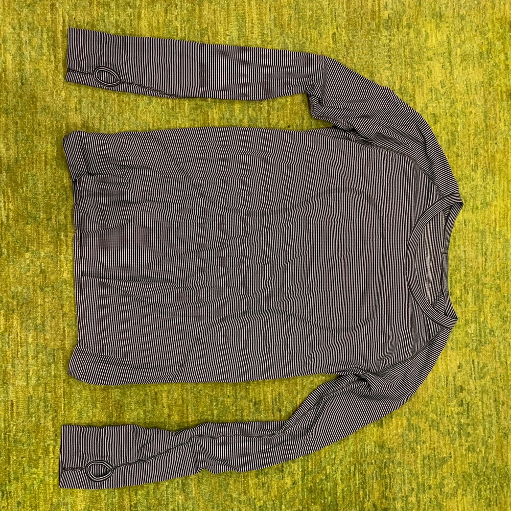 Lulu lemon long sleeve striped shirt